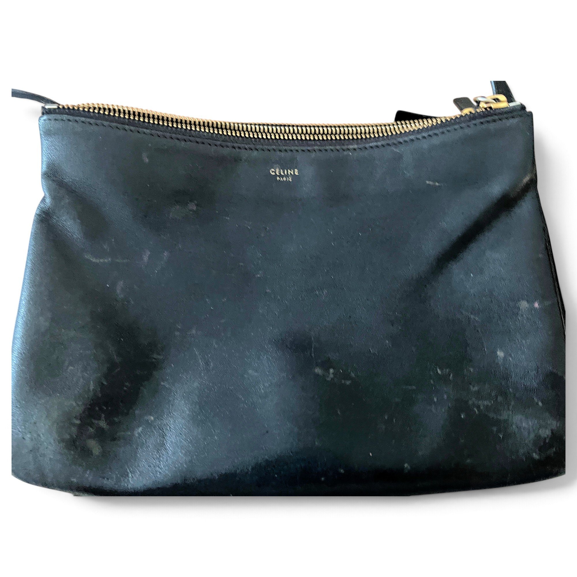 Celine Trio leather crossbody bag