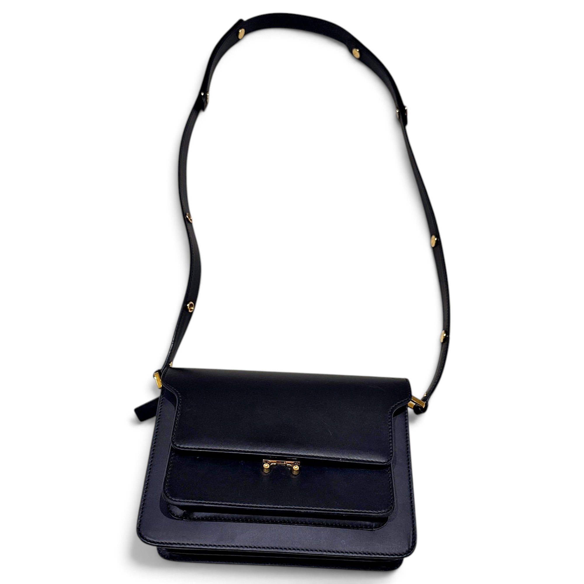 Marni Trunk leather handbag
