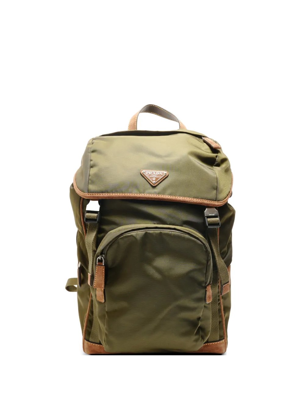 2020-2023 Re-Nylon logo plate backpack