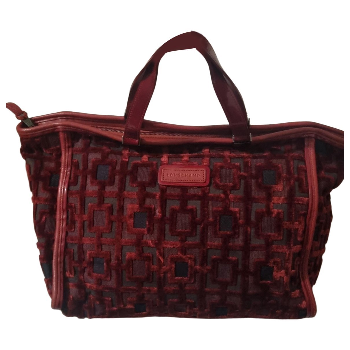 Velvet handbag