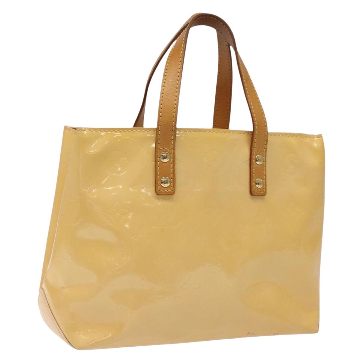 Reade patent leather handbag