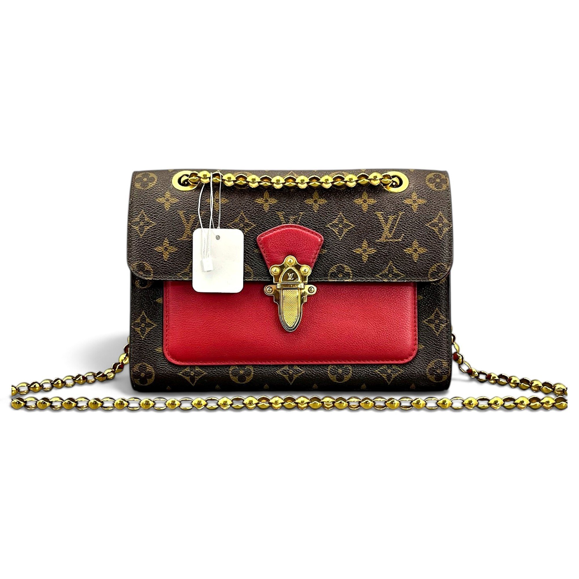 Victoire leather crossbody bag