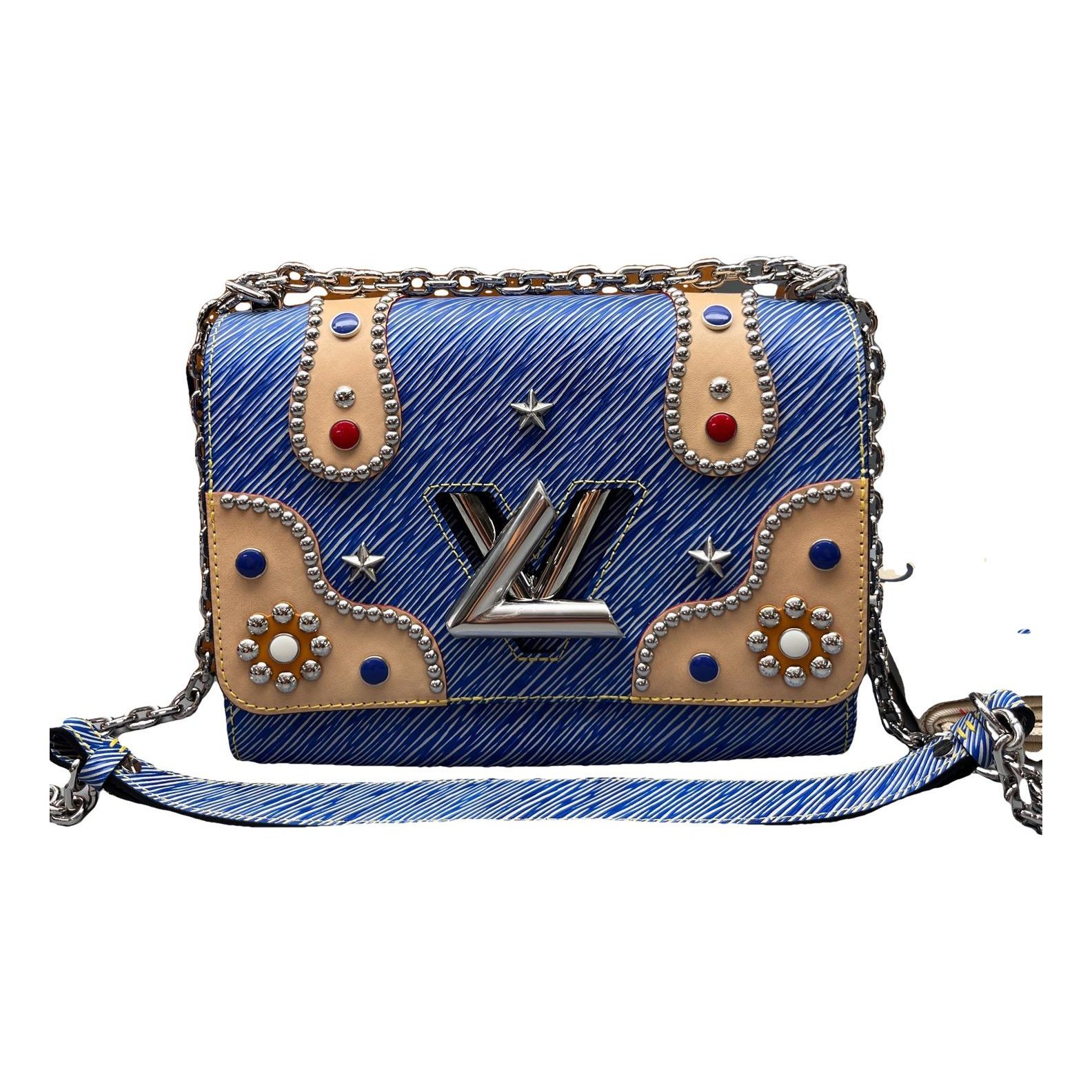 Twist leather handbag