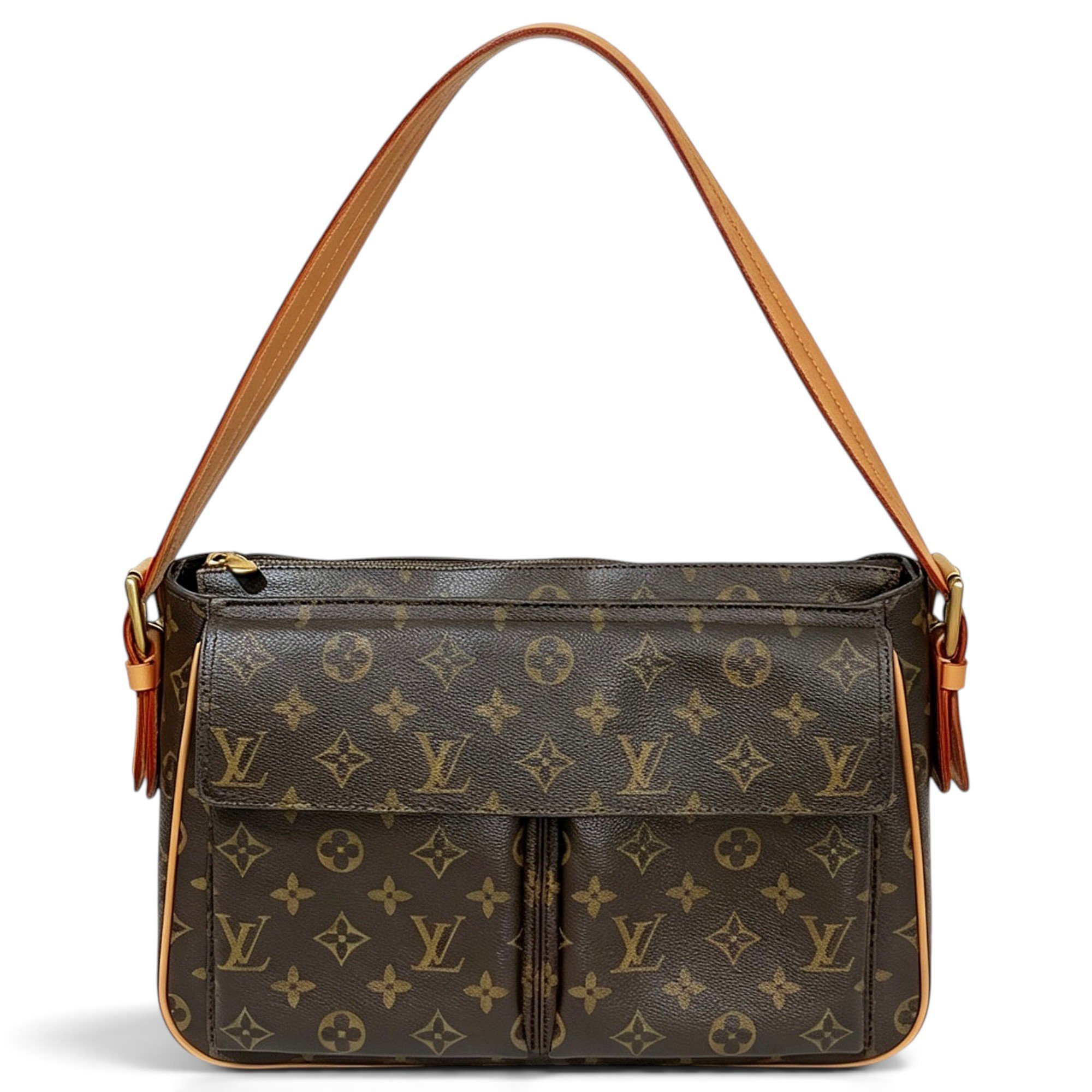 Viva Cité leather handbag
