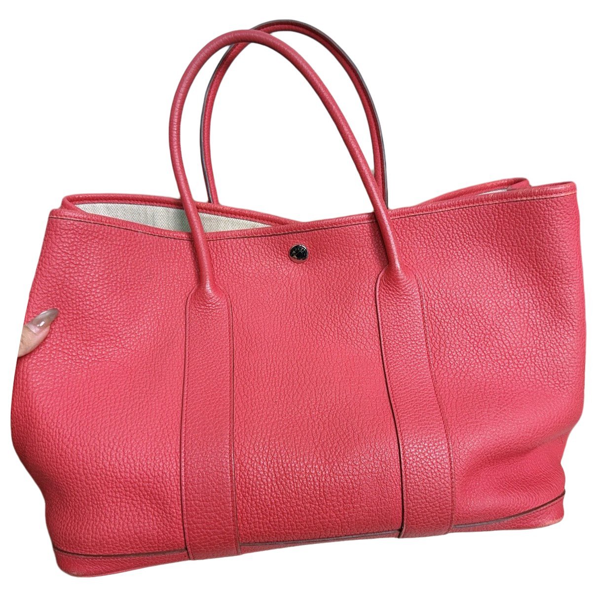 Hermes Garden Party 36 Handbag Pink