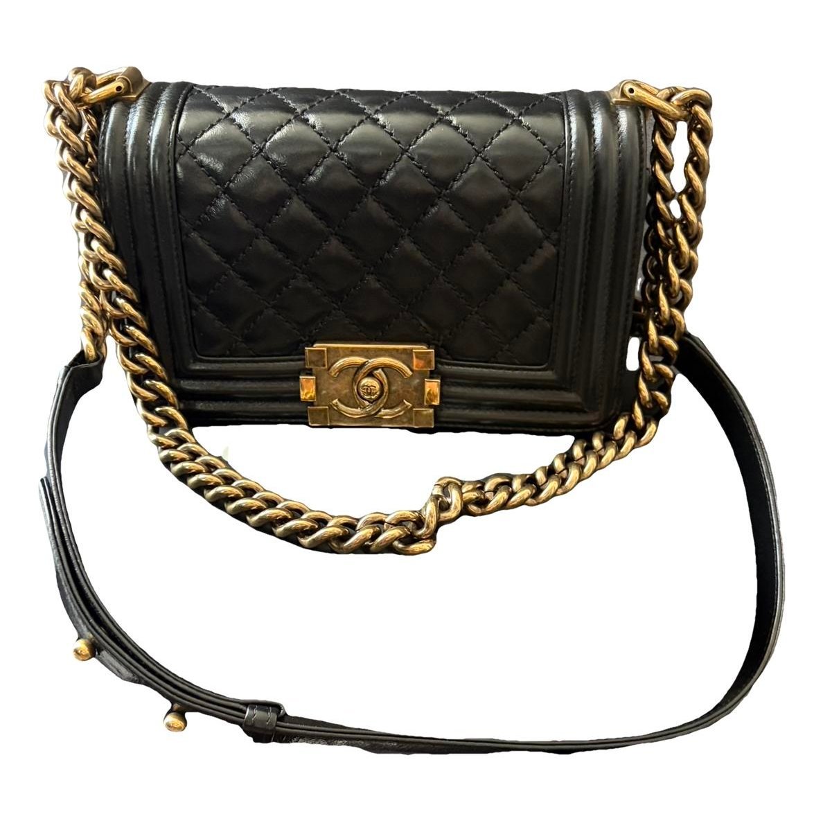 Boy leather crossbody bag