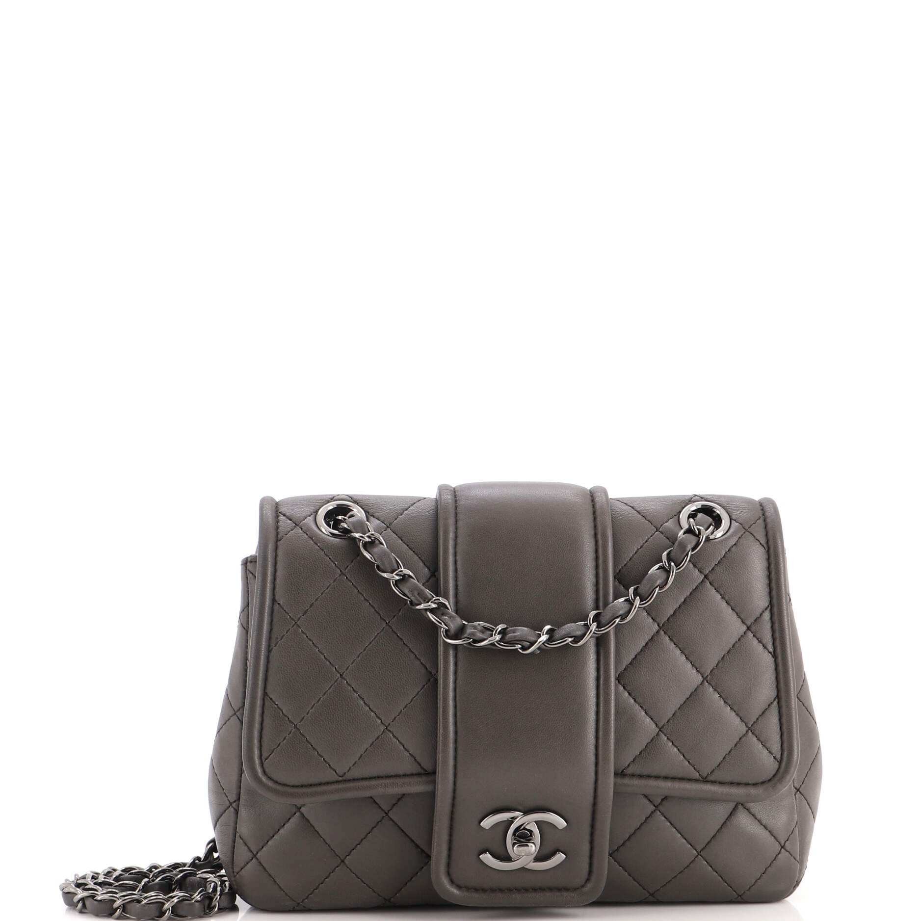 Elementary Chic Flap Bag Quilted Lambskin Medium