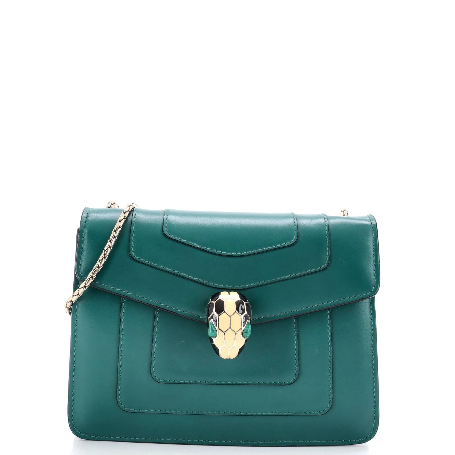 Serpenti leather crossbody bag