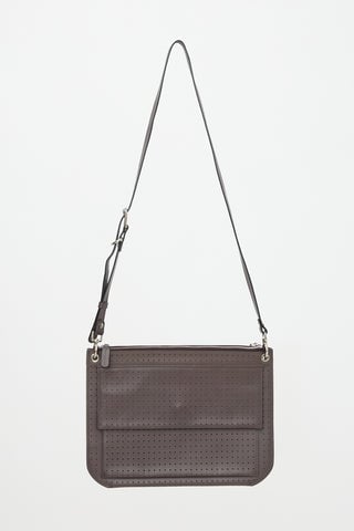 Marni Perforated Leather Crossbody Bag