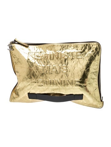 Chanel Feministe Mais Feminine Clutch