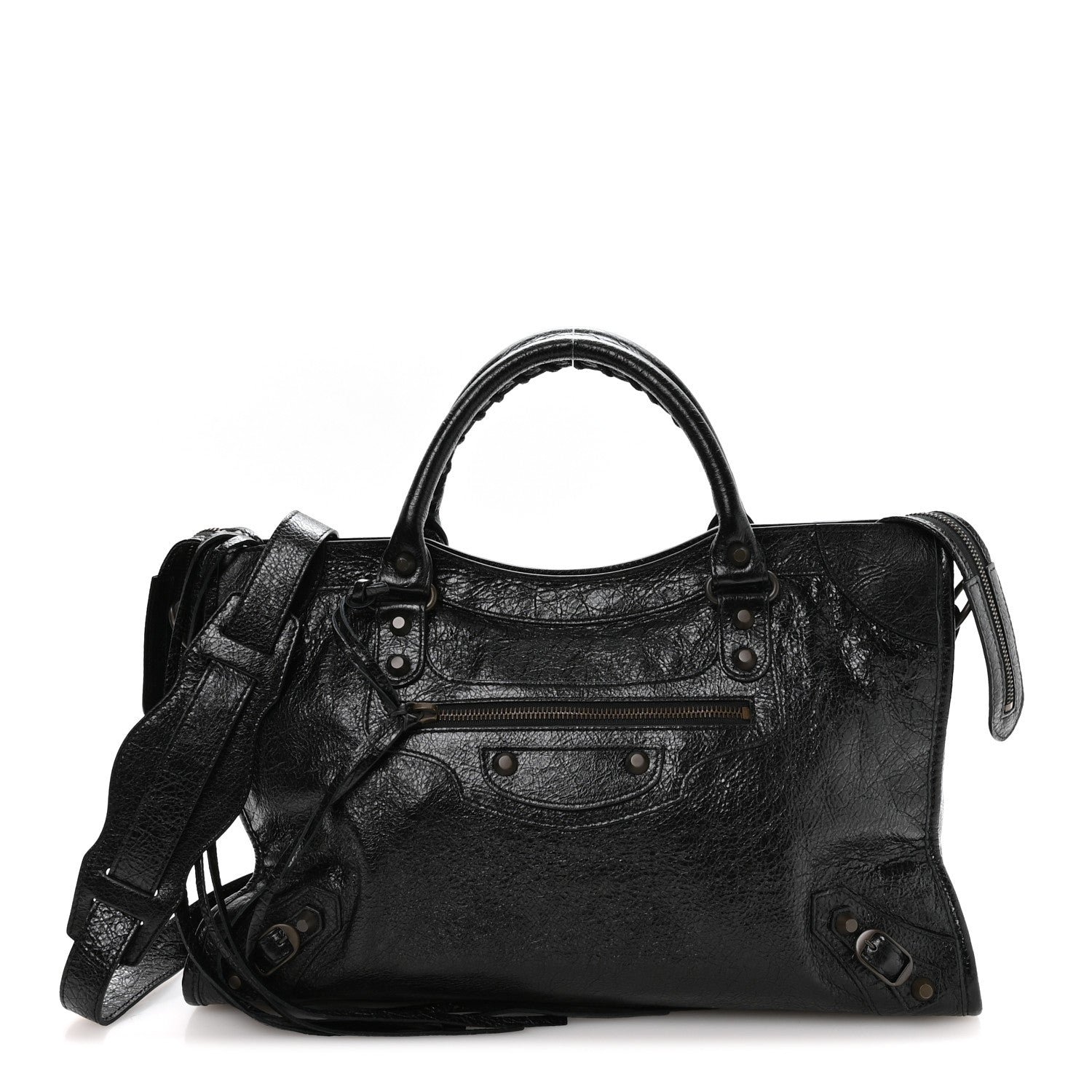 Balenciaga Agneau Classic Hardware City Black