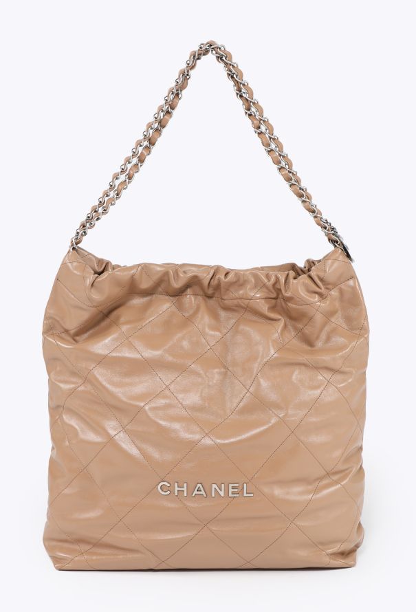 Chanel Beige 22 Large Handbag