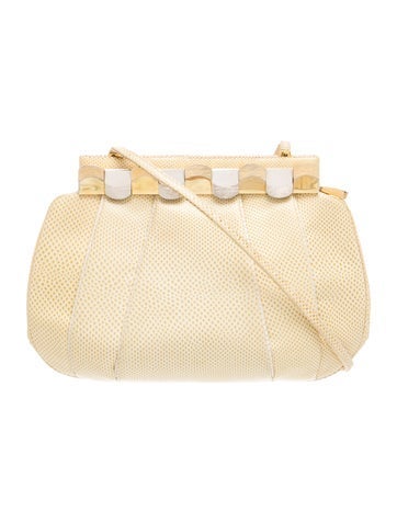 Judith Leiber Lizard Shoulder Bag