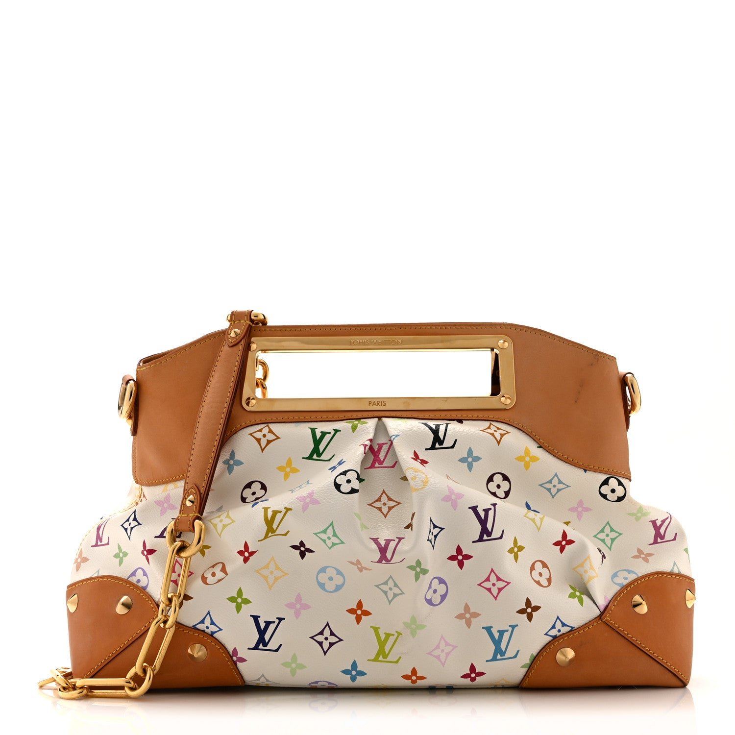 Louis Vuitton Monogram Multicolor Judy GM White
