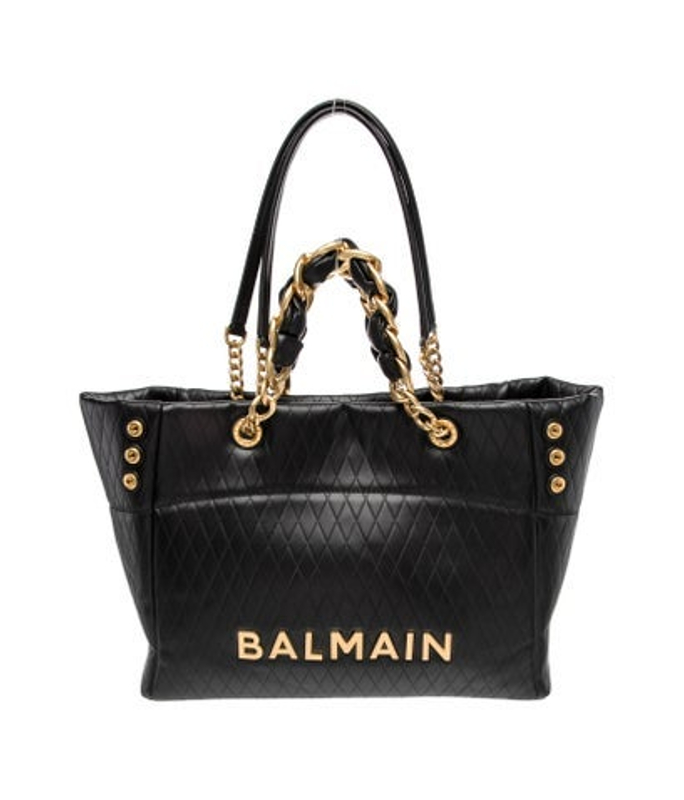 Balmain Leather 1945 Soft Tote