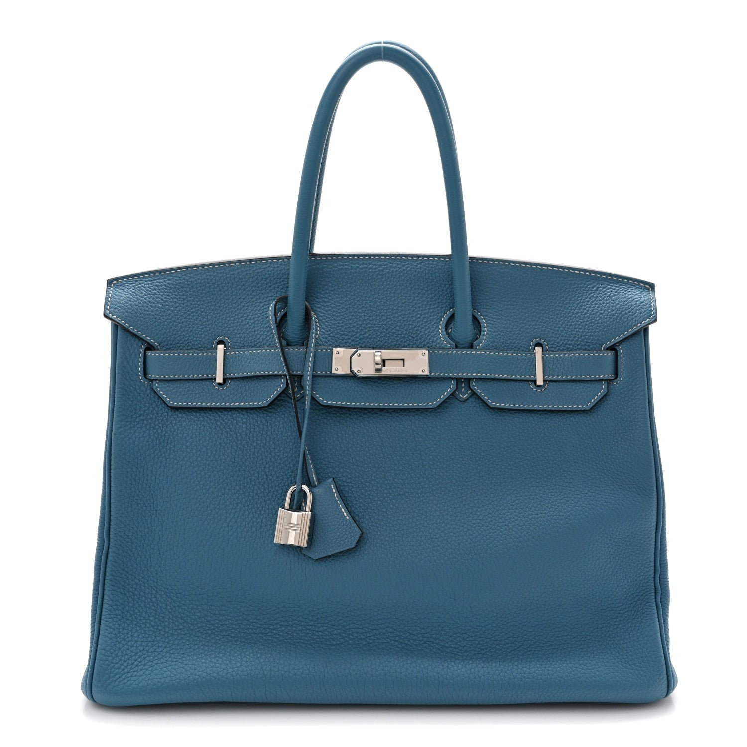 Hermes Togo BIRKIN 35 Blue Jean