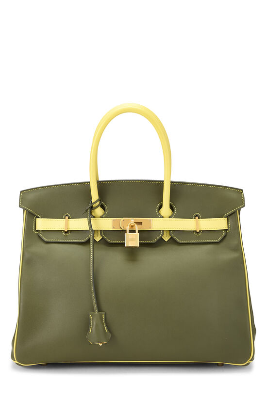 Hermes Canopee, Soufre Swift Horseshoe Birkin 35