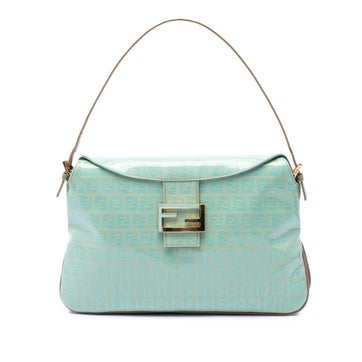 Zucchino Crystal Double Flap Calfskin Shoulder Bag
