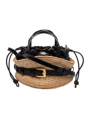 Raffia Crossbody Bag