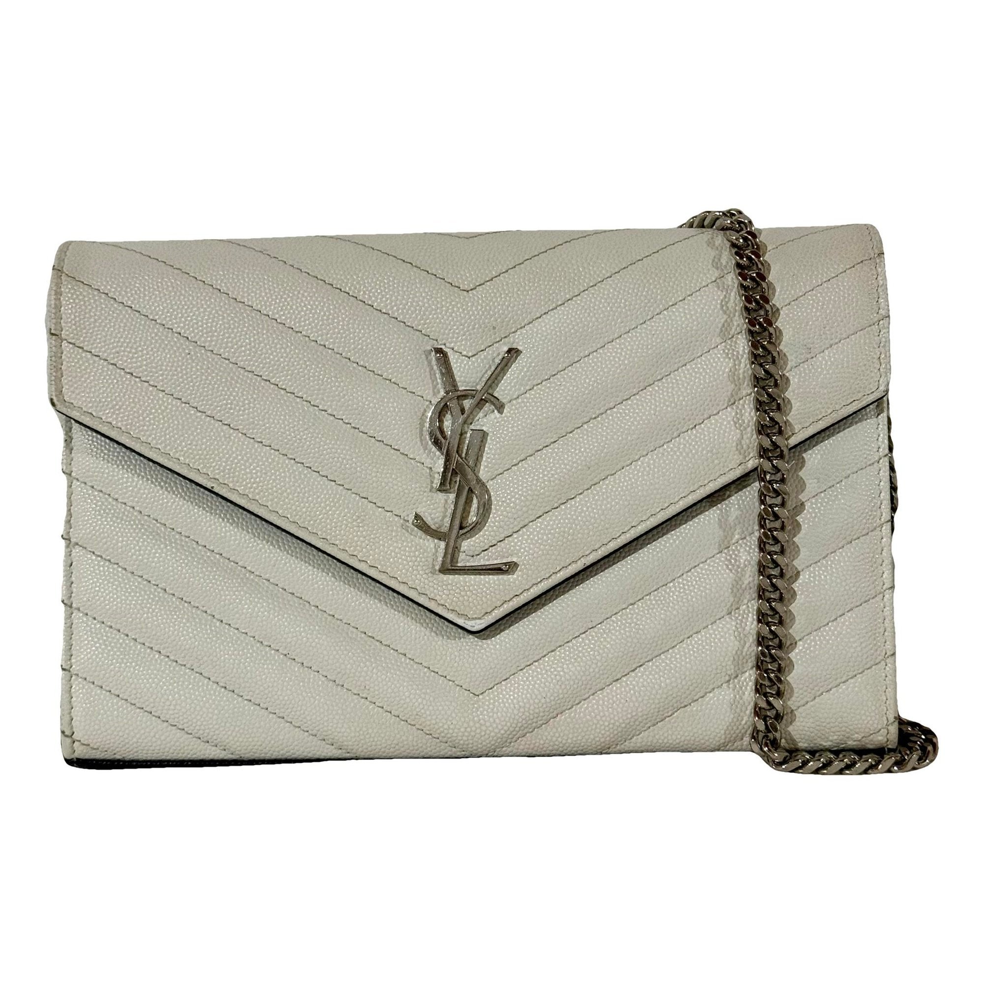 Portefeuille enveloppe leather crossbody bag