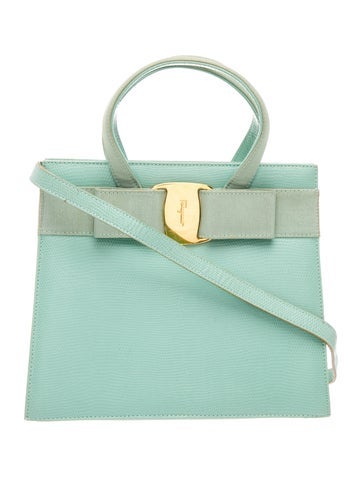 Salvatore Ferragamo Leather Top Handle Bag