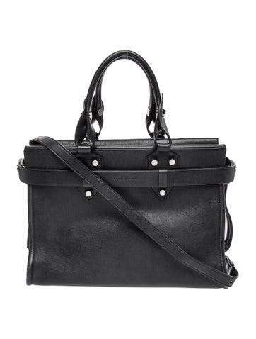 Longchamp Leather Top Handle Bag