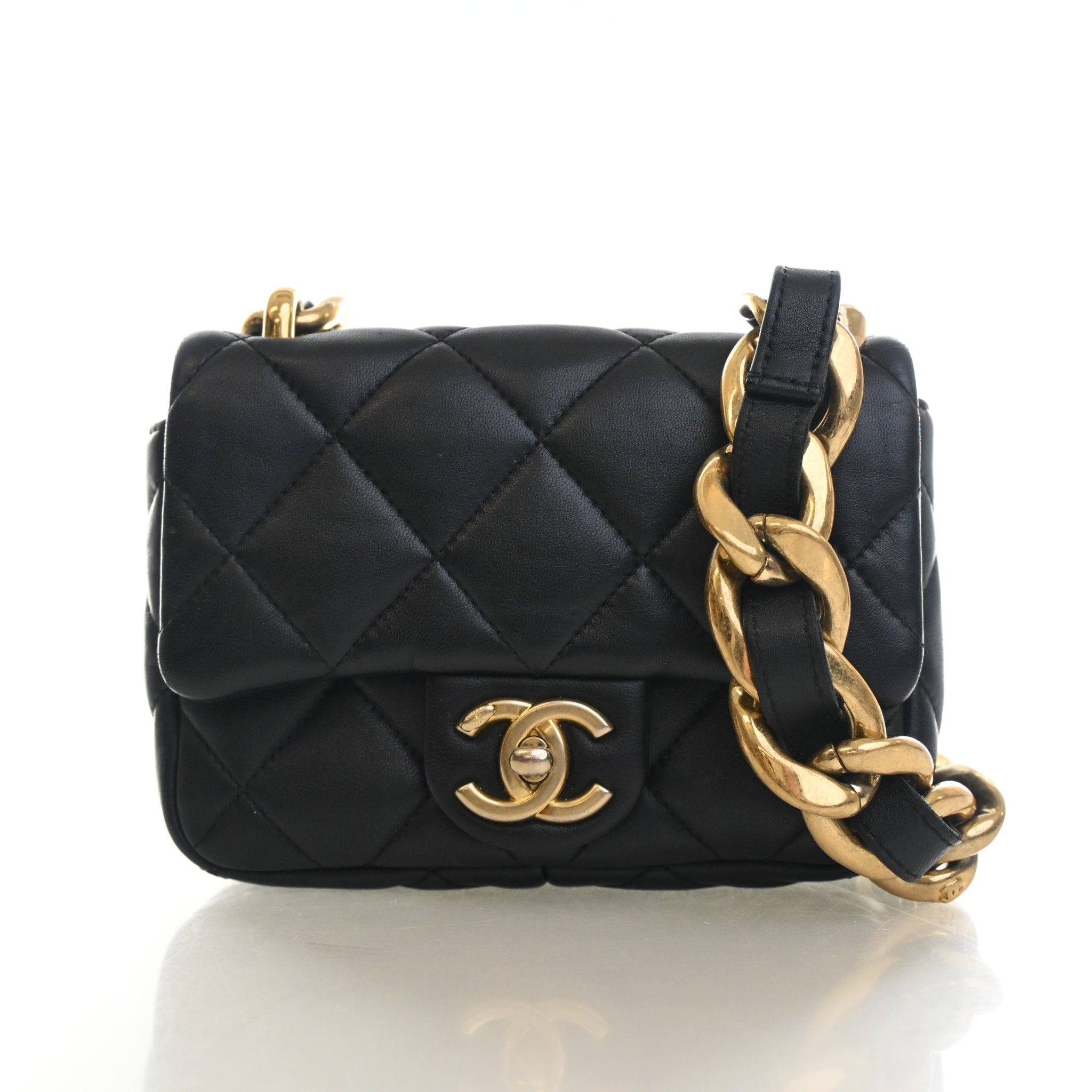 Chanel Small Lambskin Funky Town Flap Bag