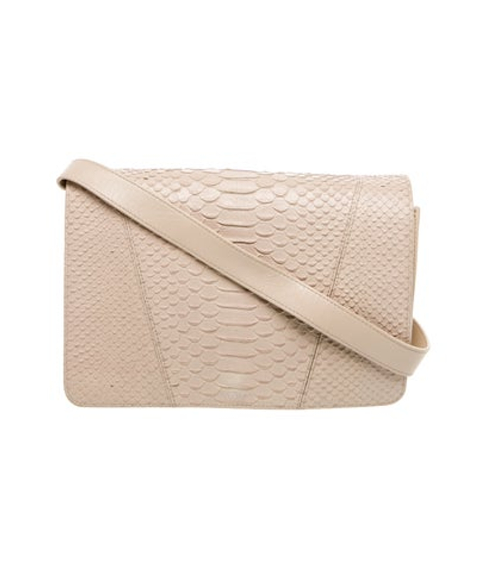 Vince Snakeskin Messenger Bag