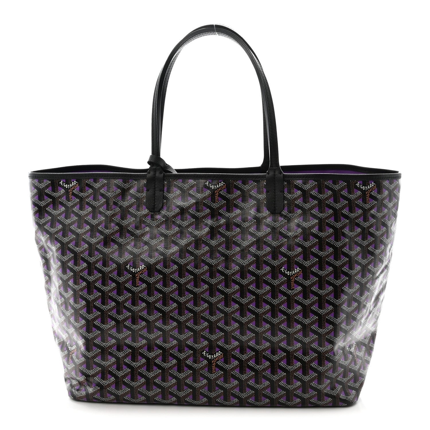 Goyard Goyardine Saint Louis Claire Voie PM Black Purple
