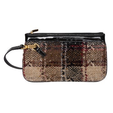 Burberry Canvas Zip Pouch