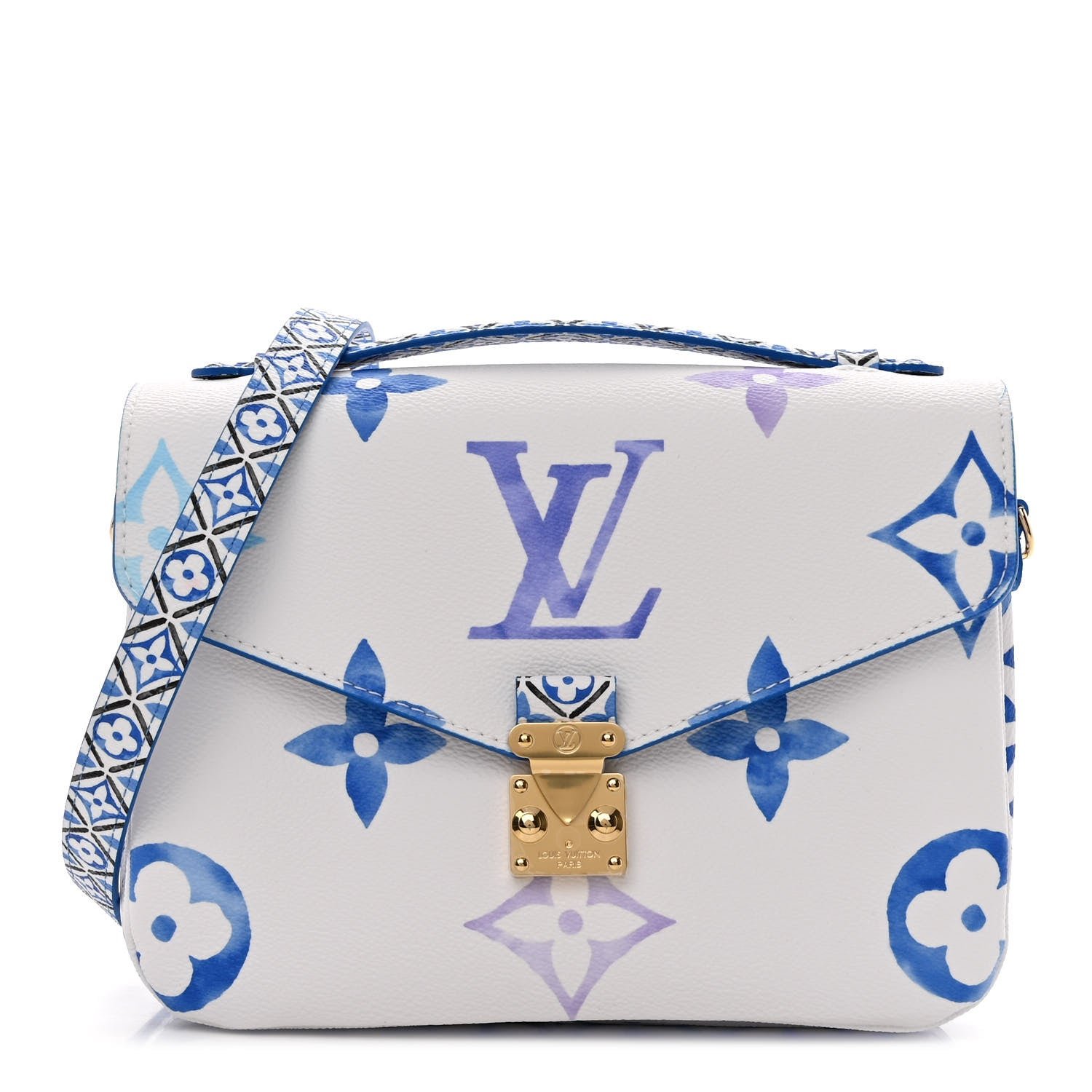 Louis Vuitton Monogram Giant By The Pool Pochette Metis MM Blue