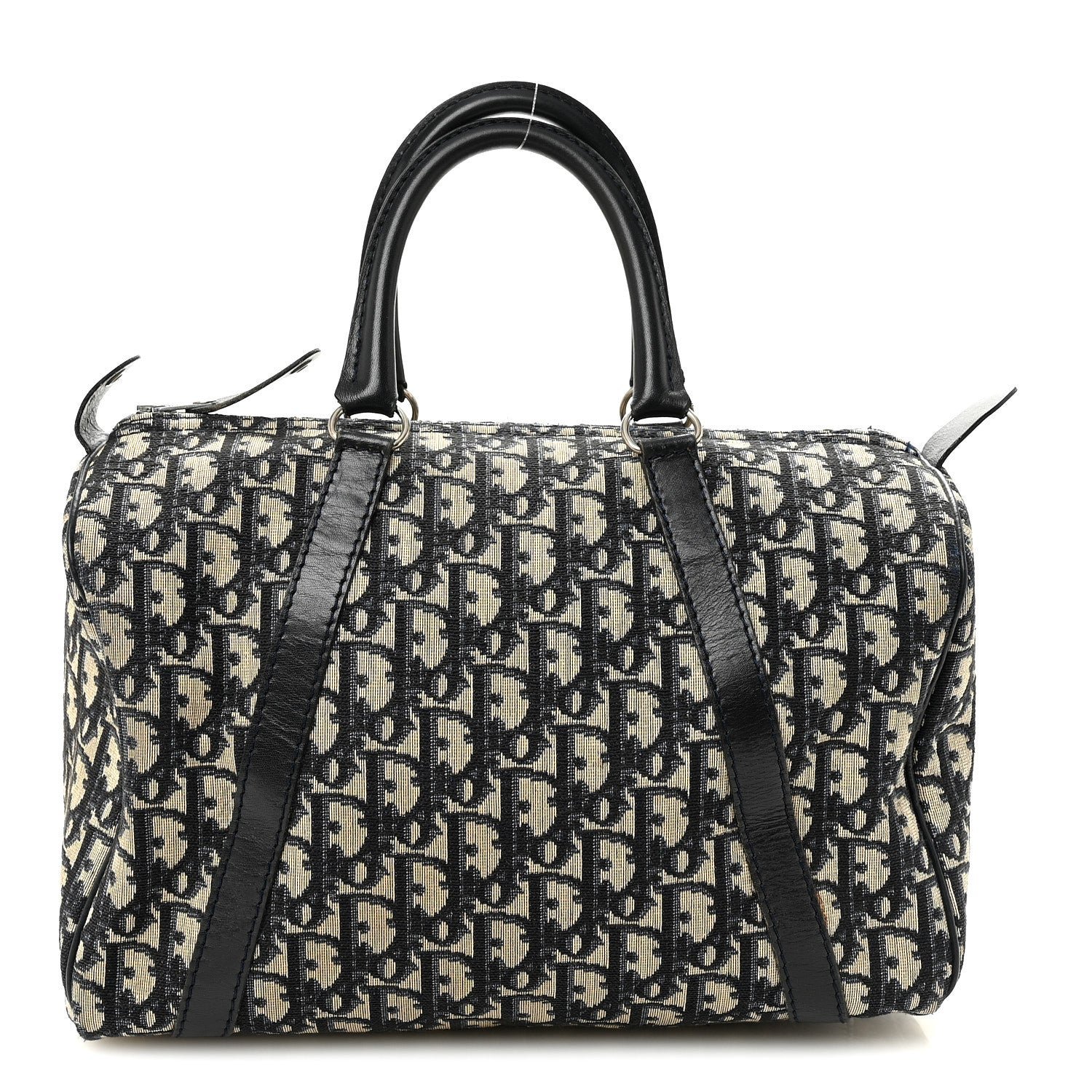 Christian Dior Monogram Boston Navy Blue