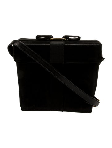Salvatore Ferragamo Suede Suitcase