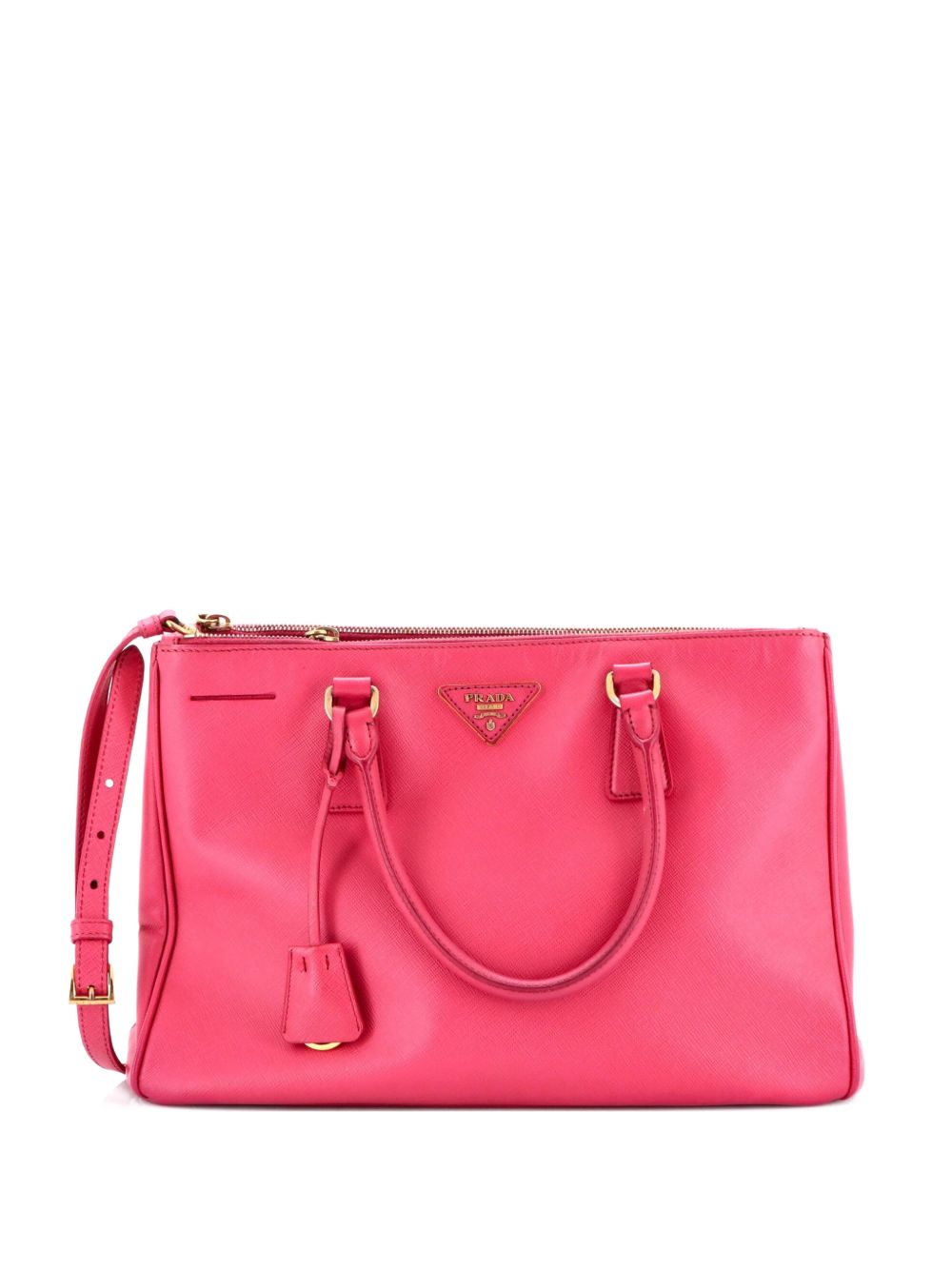 Double Zip Lux Saffiano Leather Medium tote bag