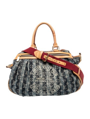 LV Monogram Porte Epaule Raye Cabas GM