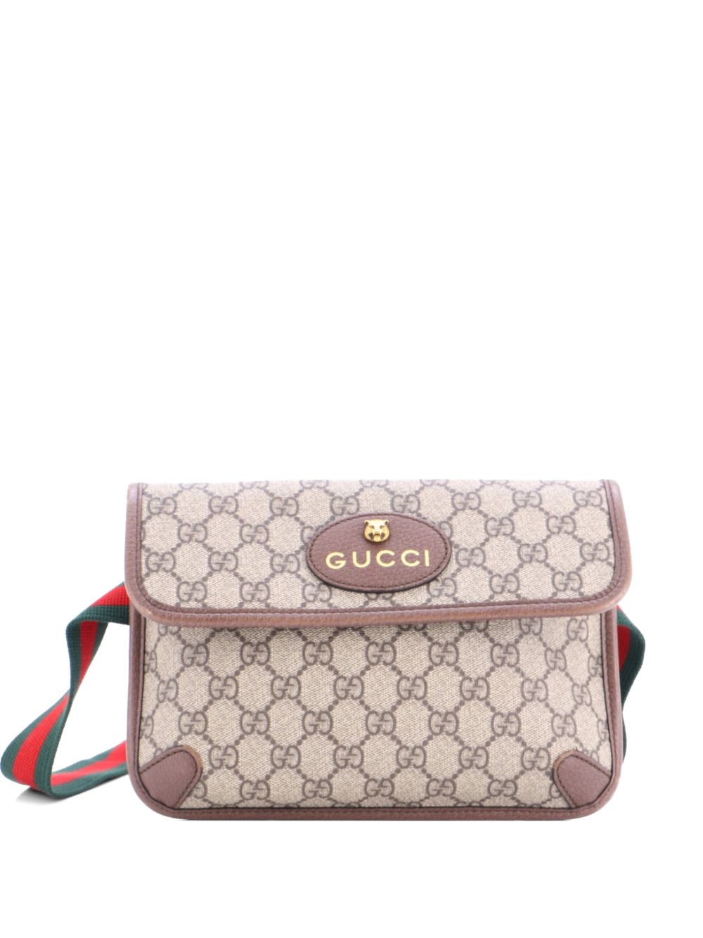 Neo Vintage Flap GG Coated Canvas belt bag