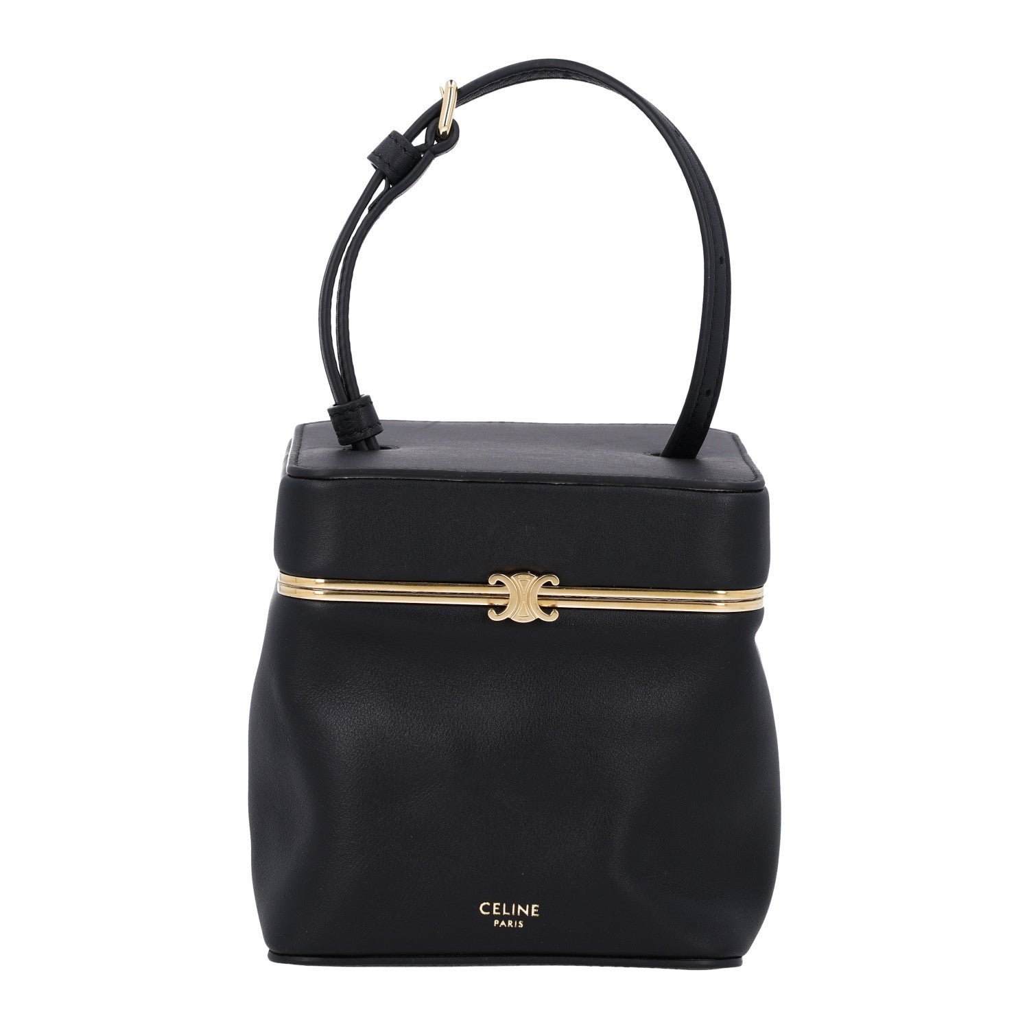 Celine Supple Calfskin Cube Frame Bag Black
