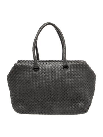 Intrecciato Top Handle Bag Large