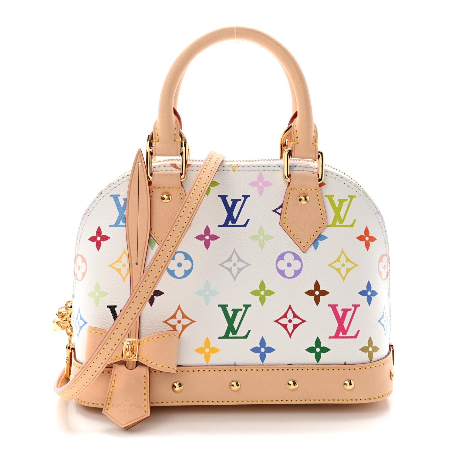 Louis Vuitton LV x TM Monogram Multicolor Alma BB White