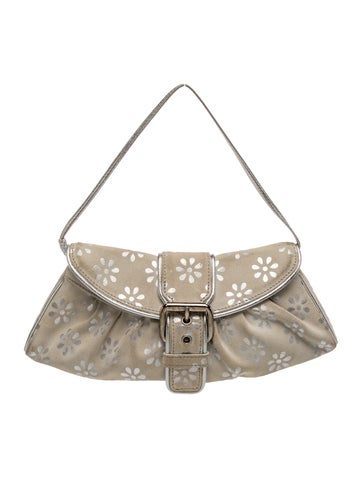 Celine Suede Top Handle Bag