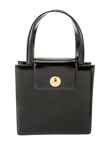 Bvlgari Leather Top Handle Bag