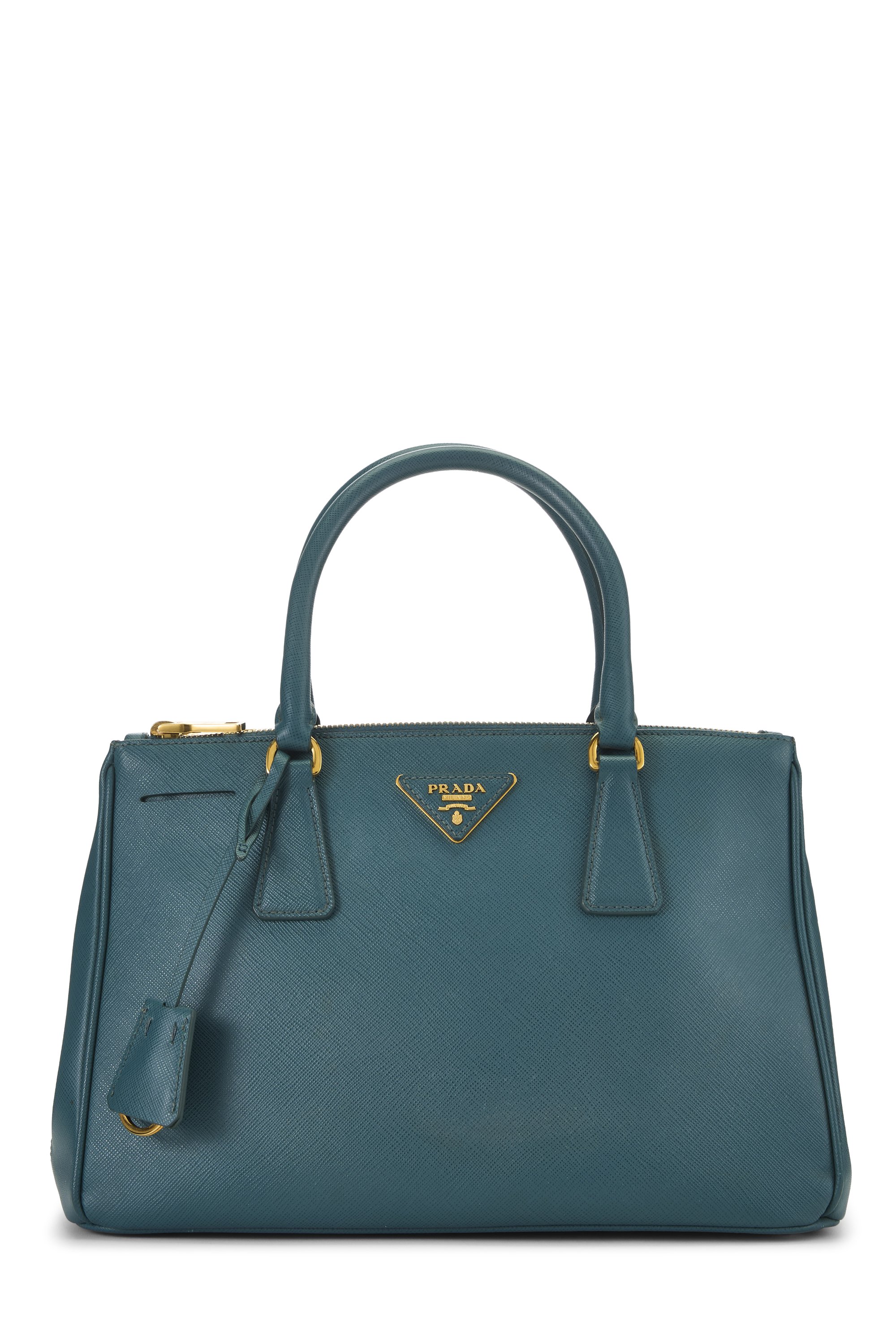 Blue Saffiano Executive Tote Small