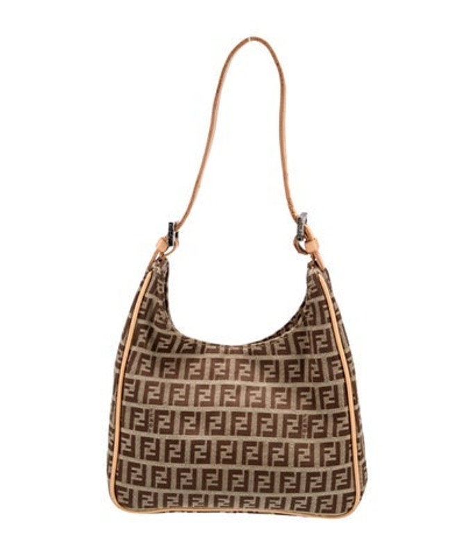 Fendi Zucchino Ff Hobo Vintage