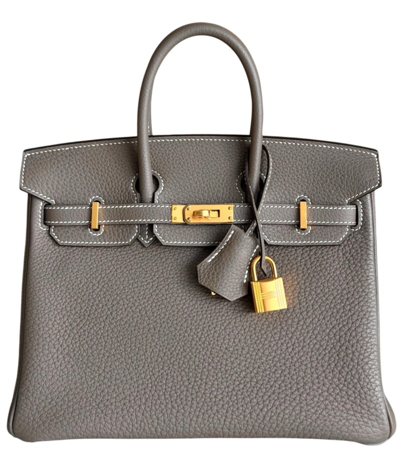 Etoupe Togo Birkin 25 Gold Hardware, 2023