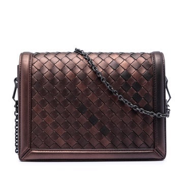 Lambskin Nappa Intrecciato Montebello Crossbody