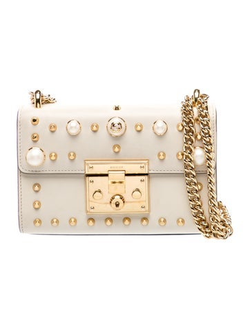 Faux Pearl Padlock Small