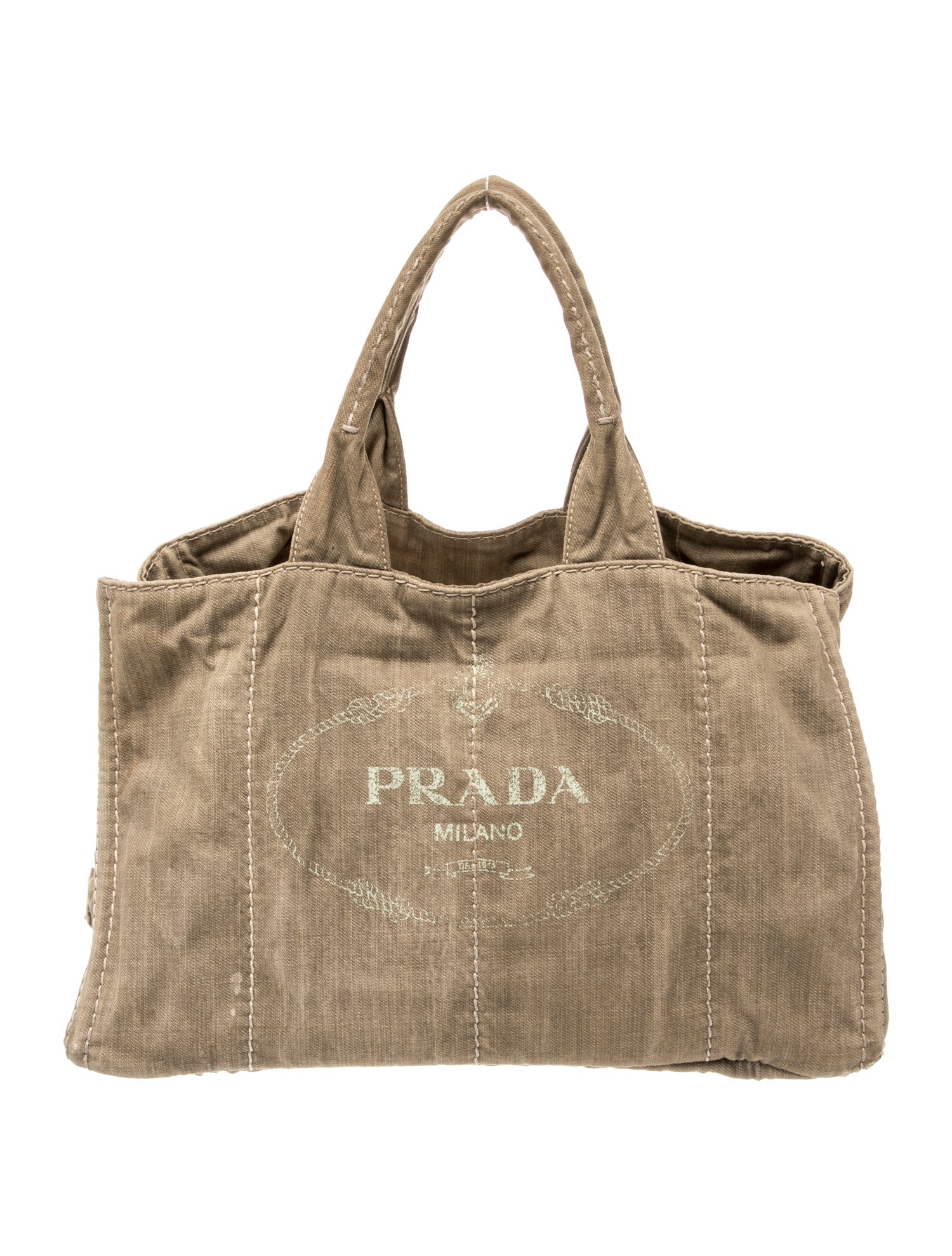 Enameled Metal Triangle Tote