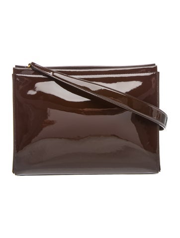 Mlouye Patent Leather Shoulder Bag
