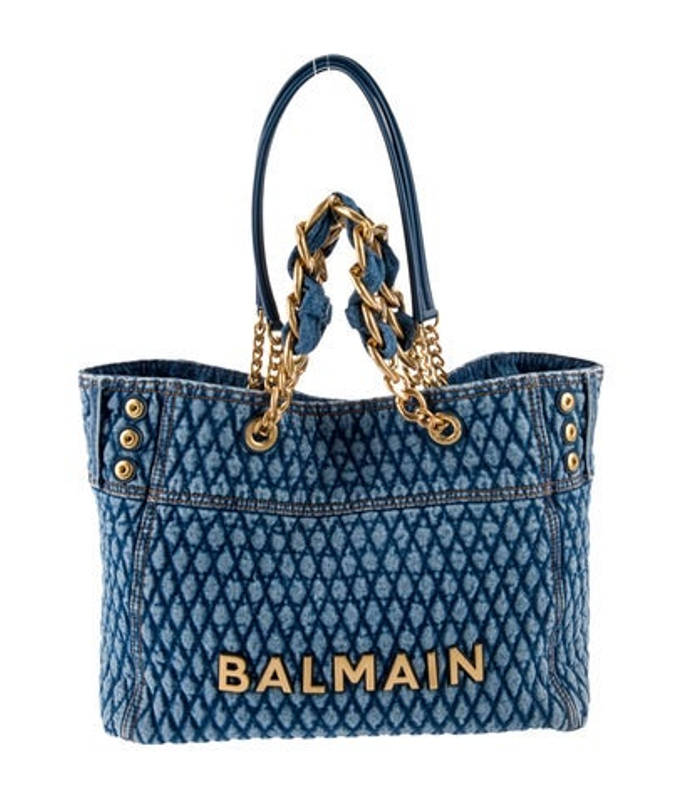 Balmain Denim Tote