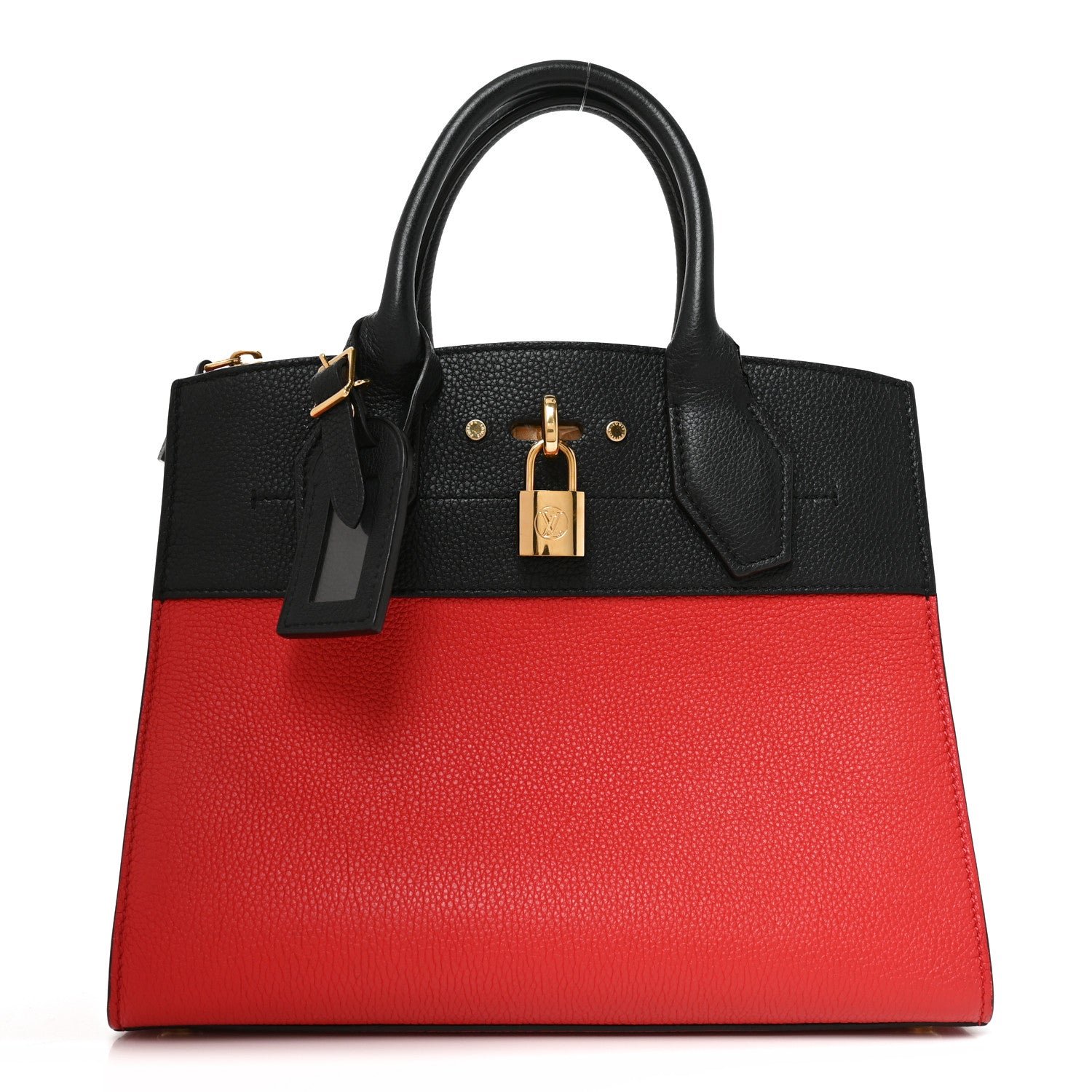 Louis Vuitton Taurillon City Steamer PM Black Rouge